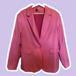 Divided by H&M Pink Blazer Size Large